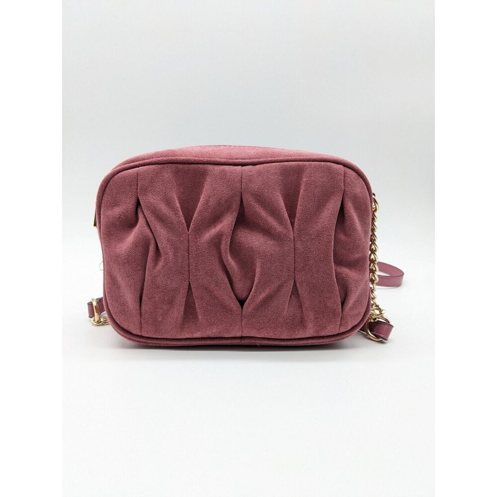 INC Clementinee Plisse women's small crossbody bag - MAUVE